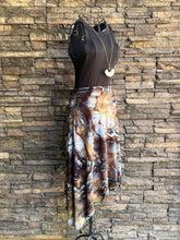 Load image into Gallery viewer, Women’s Medium Geode Asymmetrical Draped Midi Skirt in ‘Smoky Jasper’
