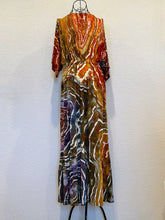 Load image into Gallery viewer, Custom Geode Maxi Dress in ‘Rustic Rainbow’ for Julie
