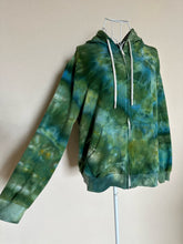 Load image into Gallery viewer, Women’s Large Twist Zip Up Hoodie in ‘Pine Barrens’
