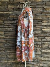 Load image into Gallery viewer, Women’s Large Geode Sleeveless Cardigan Vest with Pockets in ‘Crazy Lace Agate’
