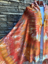 Load image into Gallery viewer, 100% Rayon Scarf with Fringe in ‘Harvest Fire’
