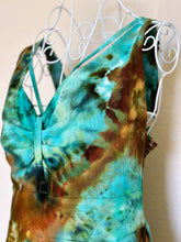 Load image into Gallery viewer, Custom Geode Strappy Jumpsuit in ‘Boulder Turquoise’ for Sarah
