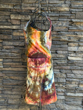 Load image into Gallery viewer, Women’s Medium Pact Organic Cotton Geode Cropped Tank Top &amp; Skort Set in ‘Rustic Rainbow’
