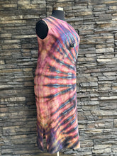 Load image into Gallery viewer, Women’s XXL 100% Cotton Reverse Dyed Sleeveless Midi Dress in ‘Warrior Princess’
