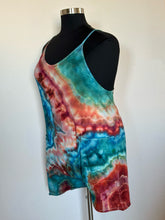 Load image into Gallery viewer, Women’s XL Geode Harem Romper in ‘Caribbean Reef’
