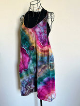 Load image into Gallery viewer, Women’s Large (fits like a medium) Geode Harem Shorts Romper in ‘Gypsy Skies’
