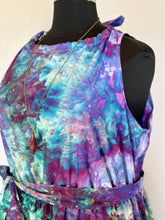 Load image into Gallery viewer, Women’s 2X Midi Tank Dress with Belt &amp; Pockets in ‘Northern Lights’
