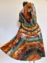 Load image into Gallery viewer, Women’s 1X Reverse Geode Surplice Dress in ‘Autumn Breeze’
