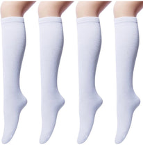 Load image into Gallery viewer, Women’s Sz 5-10 Geode Knee High Socks in ‘Purple Nebula’
