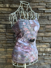 Load image into Gallery viewer, Women’s Small Geode Spaghetti Strap Tank Top in ‘New Black’
