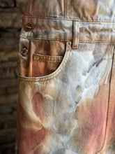 Load image into Gallery viewer, Women’s Large (runs a little small) Zara Brand Denim Overalls Dress in ‘Blush Oasis’
