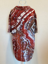 Load image into Gallery viewer, Women’s Medium 100% Viscose Button Up Blouse Top in ‘Pewter Rose’
