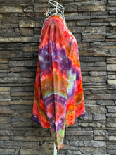 Load image into Gallery viewer, Women’s Medium Men’s Small Oversized Fit Long Sleeved Geode T-Shirt in ‘Christmas Rainbow’
