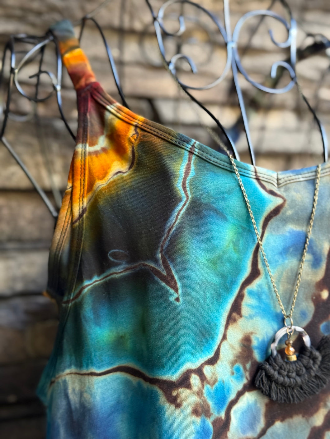 Custom Reverse Geode Athletic Dress in ‘Labradorite’ for Michelle