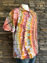 Load image into Gallery viewer, Men’s XL 100% Cotton Polo Shirt in ‘Rustic Rainbow’
