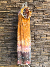 Load image into Gallery viewer, Women’s Small Upcycled 100% Cotton Flutter Sleeve Midi Dress in ‘Pinot Sage’ Inclined Twist
