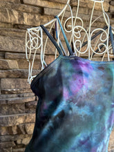 Load image into Gallery viewer, Women’s Small Pact Organic Cotton Geode Strappy Skater Dress with Pockets in ‘Mermaid Tail’
