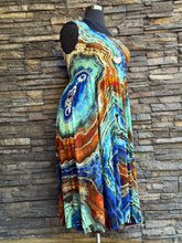 Load image into Gallery viewer, Custom Reverse Geode Dress in ‘Azurite’ for Candice
