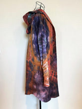 Load image into Gallery viewer, Women’s Small (fits like a medium) Geode Hooded Sweatshirt Cardigan ‘Sunset Bliss’
