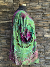 Load image into Gallery viewer, Women’s XL Reverse Geode Kimono in ‘Emerald Berry’
