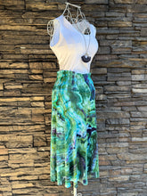 Load image into Gallery viewer, Custom Geode Midi Skirt in ‘Kelp Forest’ for Kim
