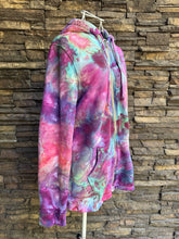 Load image into Gallery viewer, Men’s XL (but fits like a Women’s Large Tall) Upcycled J.Crew Sherpa Fleece Lined Zip-Up Hoodie in ‘Let It Grow’
