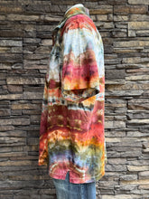 Load image into Gallery viewer, Men’s XXL (fits like an XL) Geode 100% Cotton Polo Shirt in ‘Rustic Rainbow’
