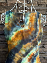 Load image into Gallery viewer, Women’s Small Pact Organic Cotton Geode Skater Dress with Pockets in ‘Rainforest Jasper’
