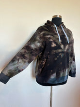 Load image into Gallery viewer, Women’s XXL Reverse Dye Hoodie in ‘Raven’
