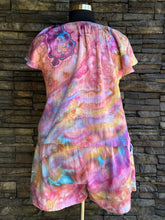 Load image into Gallery viewer, Women’s XL (16/18) Geode Cotton Gauze Top &amp; Short Outfit Set in ‘Bird Song’
