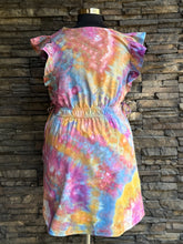 Load image into Gallery viewer, Women’s XL Geode Flutter Sleeve Dress with Pockets in ‘Bird Song’
