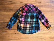 Load image into Gallery viewer, Toddler 4T Rainbow Spiral Flannel Shirt
