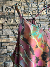 Load image into Gallery viewer, Women’s Large Reverse Geode Harem Shorts Romper Jumpsuit with Back Pocket in ‘Bird Song’
