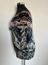 Load image into Gallery viewer, Custom Reverse Geode 3/4 Sleeve Wide Neck Top in ‘Pinot Sage’ for Rachael
