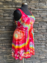 Load image into Gallery viewer, Women’s XL Geode Square Neck Dress with Pockets in ‘Tropical Daydream’
