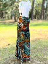 Load image into Gallery viewer, Women’s XL Geode Maxi Skirt in ‘Rooster’
