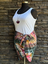 Load image into Gallery viewer, Women’s L/XL (but can fit a medium too) Geode ‘Shade &amp; Shore’ Swimsuit Cover-up Wrap Sarong in ‘Pinot Sage’
