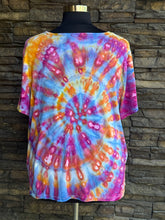 Load image into Gallery viewer, Women’s 3X Luxe V-Neck T-Shirt in ‘Bird Song’ Spiral
