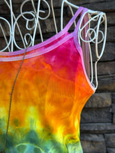 Load image into Gallery viewer, Women’s Medium Geode Rainbow Crop Top
