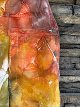 Load image into Gallery viewer, Women’s Medium 32x30 Dickies Denim Overalls in ‘Rustic Rainbow’
