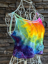 Load image into Gallery viewer, Women’s Medium Geode Rainbow Crop Top
