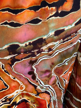 Load image into Gallery viewer, Women’s Medium Reverse Geode Halter Jumpsuit with Pockets in ‘Rusted Root’
