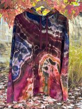 Load image into Gallery viewer, Men’s  XL 100% Cotton Geode Hoodie in ‘Rustic Rainbow’
