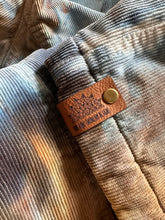 Load image into Gallery viewer, Women’s Medium Upcycled Sherpa Lined Corduroy Jacket in ‘Blue Gray’
