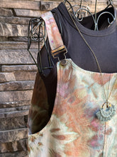Load image into Gallery viewer, Women’s Small Cotton/Linen Overall Shorts in ‘Wild Thing’
