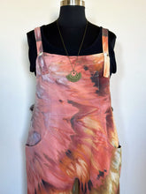 Load image into Gallery viewer, Women’s 3X Cotton/Linen Inclined Twist Overalls in ‘Rustic Rainbow’
