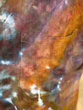 Load image into Gallery viewer, Women’s Medium (fit more like a large) Geode Wide-Leg Linen/Rayon Overalls in ‘Charred Redwood’
