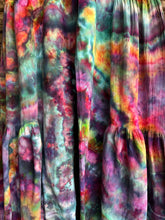 Load image into Gallery viewer, Women’s Medium Geode 100% Cotton Tiered Wide Leg Flared Pants with Pockets in ‘Cosmic Eyes’
