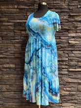 Load image into Gallery viewer, Custom Geode Dress in ‘Tahitian Seas’ for Madalynne

