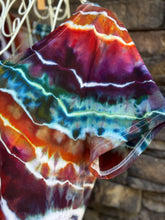 Load image into Gallery viewer, Women’s Small Geode Short Sleeved V-Neck Shirt in ‘Fire Opal’
